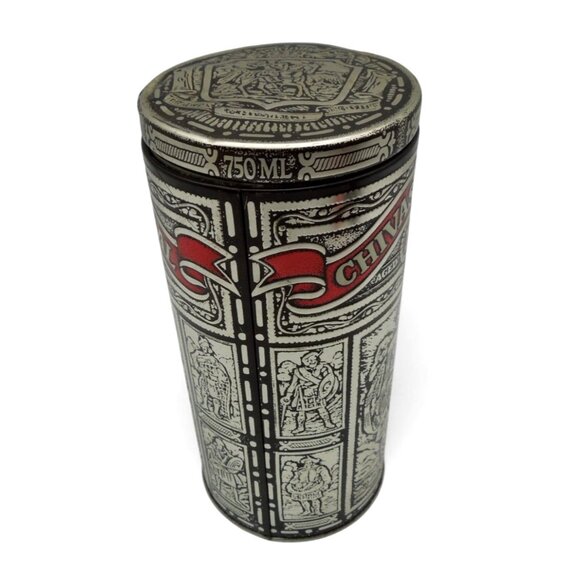 CHIVAS REGAL 12 Year Metal Box Distillers Tin 750ML with Lid Vintage - Picture 4 of 11